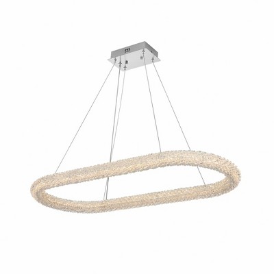 Elegant Lighting Bowen 1 - Light Chandelier in  Chrome