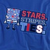 Toddler Boys' Spongebob Squarepants Stars. Stripes. Ties. 4th Of July T-Shirt Royal - 3 of 4