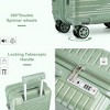 Summit Adventure 4-Piece Geyao Green Expandable Luggage Set - 3 of 4
