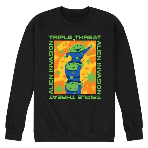 Men's - Disney - Aliens Triple Threat Graphic Fleece Sweatshirt - image 1 of 4