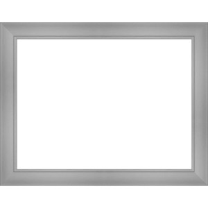 Amanti Art Flair Polished Nickel Framed Magnetic Dry Erase Board - 1 of 4