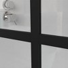 46" X 72" Shower Screen Walk-in Wet-room Black,Bathroom Panel - 4 of 4