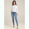 VENUS Womens Chain Detail Cold-Shoulder Sweater - 2 of 4