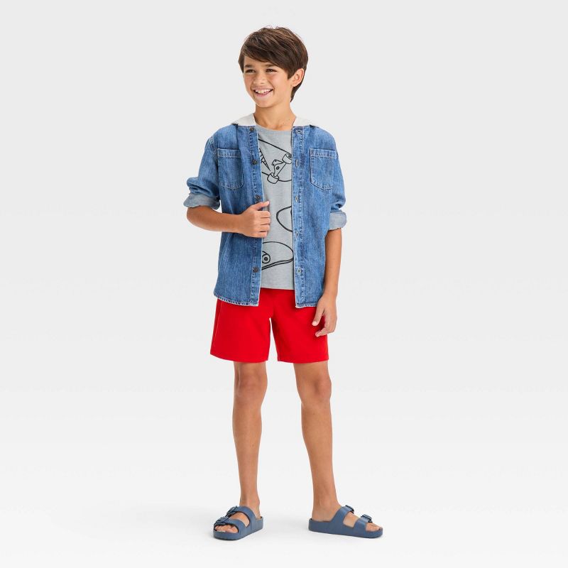 Boys' Quick Dry 'Above the Knee' Pull-On Shorts - Cat & Jack™, 4 of 5