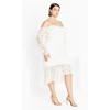 Women's Plus Size Lace Athena Dress - ivory | CITY CHIC - 2 of 4