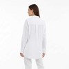 Women's Long Sleeve Shirt – 100% Cotton in White Everyday Cherie Code - 3 of 4