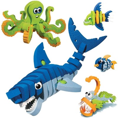 Bloco 235 Piece Construction Set | Marine Creatures