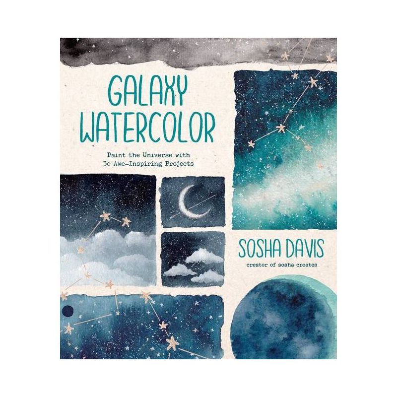 Galaxy Watercolor - by  Sosha Davis (Paperback), 1 of 2