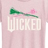 Women's - Wicked - Wand And Broomstick Logo Short Sleeve Graphic T-Shirt - 2 of 4