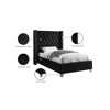 Meridian Furniture,Aiden Velvet Bed - 4 of 4