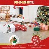 Cat Tunnel Christmas Sock with Bell Balls, Upgraded 2 Way Cat Tunnel Interactive Toy, Pet Xmas Stocking with - 3 of 4