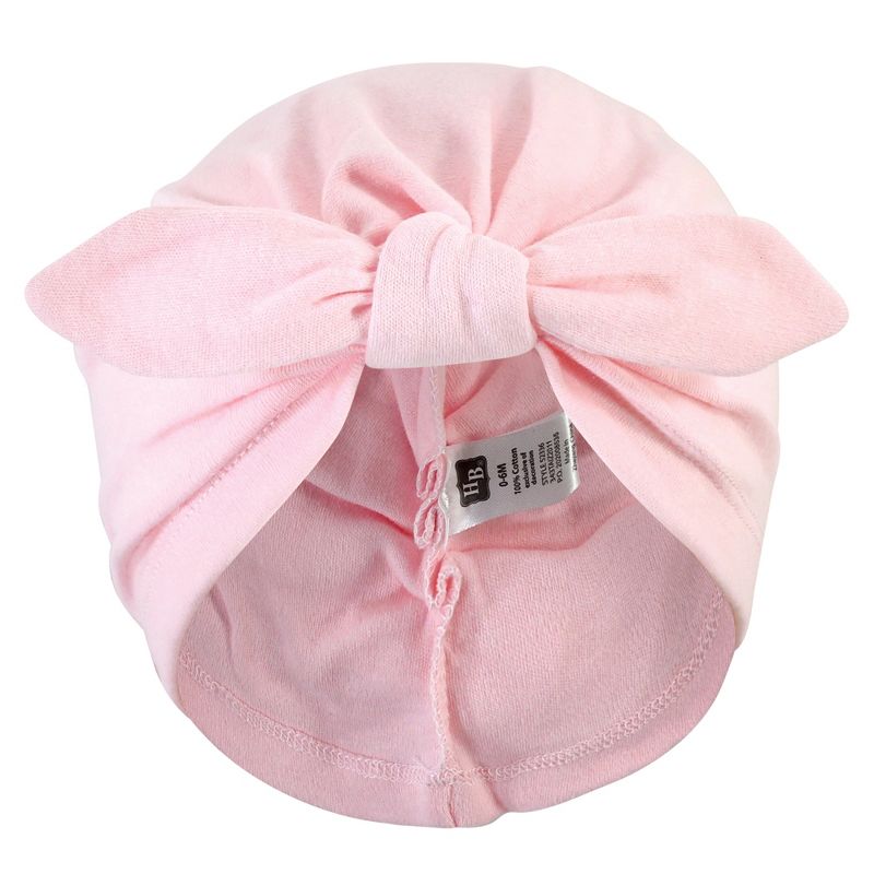 Hudson Baby Baby Girl Turban Cotton Headwraps, Leopard, One Size, 5 of 7