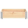 vidaXL Pallet Collar 23.6"x31.5" Solid Pine Wood - 3 of 4