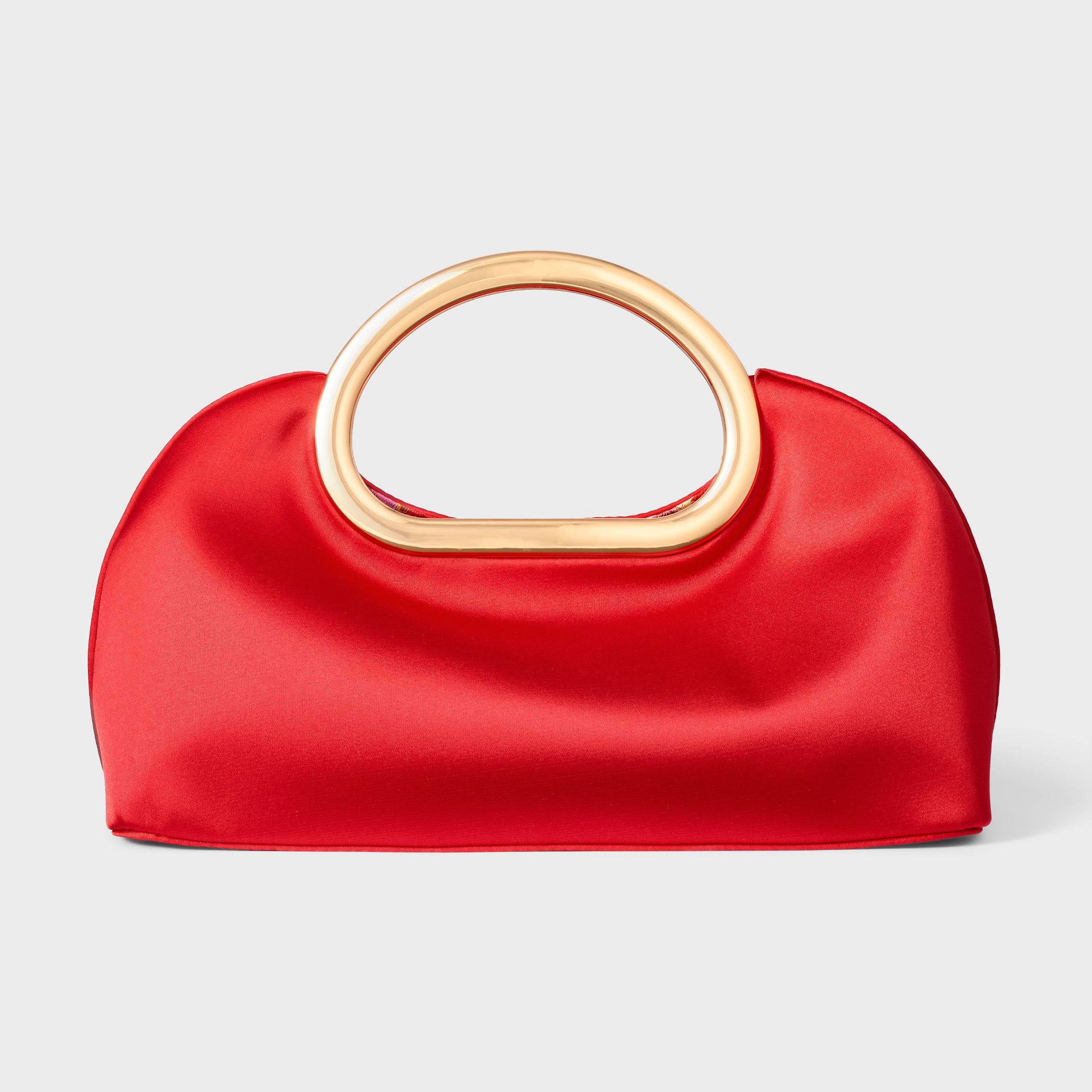 Lunar New Year Adult Satin Mini Clutch - Red
