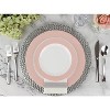Next Level Stuff Cloth-Like Dinner Napkins – White with Gold or Silver Border, Elegant Disposable Party & Wedding Paper Napkins - 2 of 2