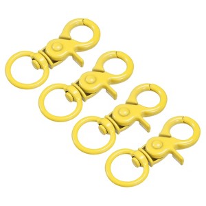 Unique Bargains DIY Craft Key Organization Lobster Claw Lanyard Swivel Clasps 4 Pcs - 1 of 4