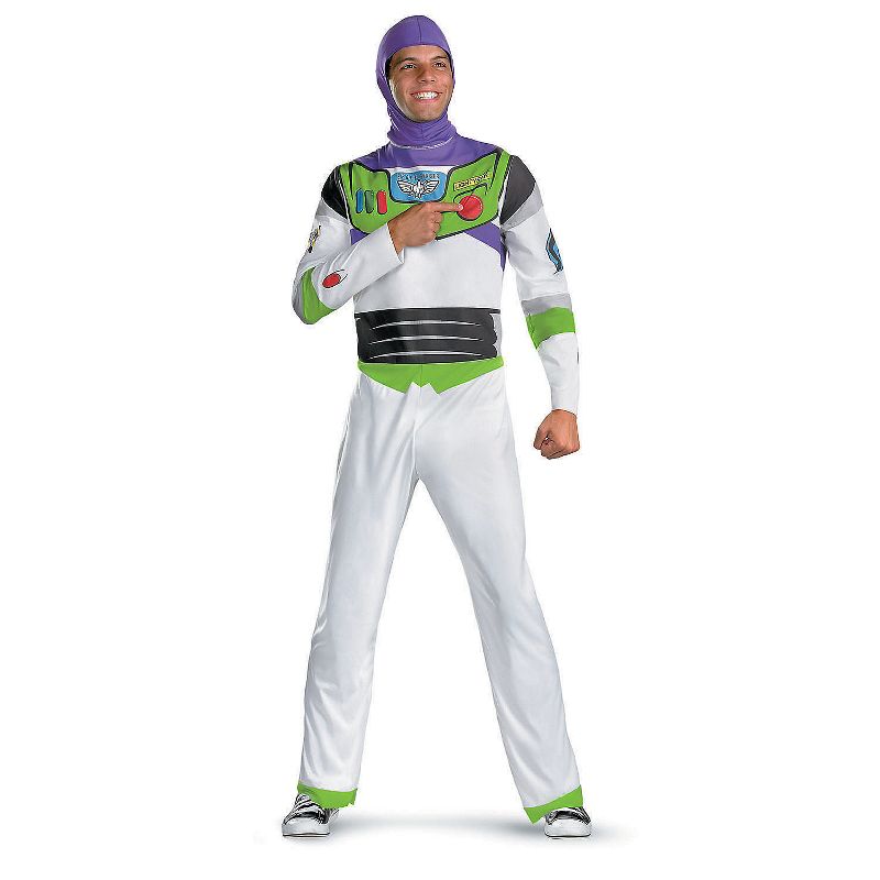 Disguise Mens Disney Toy Story Buzz Lightyear Classic, 1 of 2