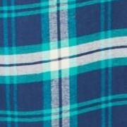 evening blue plaid