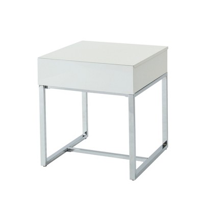 Williams End Table White - miBasics