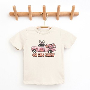 The Juniper Shop On The Hunt Truck Pink Toddler Short Sleeve Tee - 1 of 2