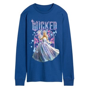 Men's - Wicked - Glinda Florals Long Sleeve Graphic T-Shirt - 1 of 4