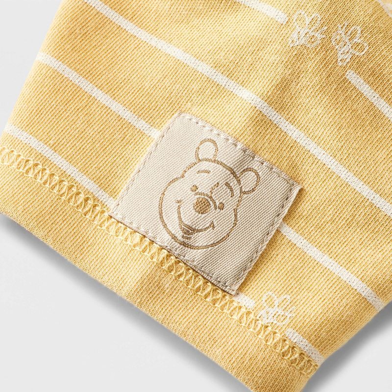 Baby Boys' Disney Winnie the Pooh Short Sleeve Shortalls Set - Blue, 4 of 5