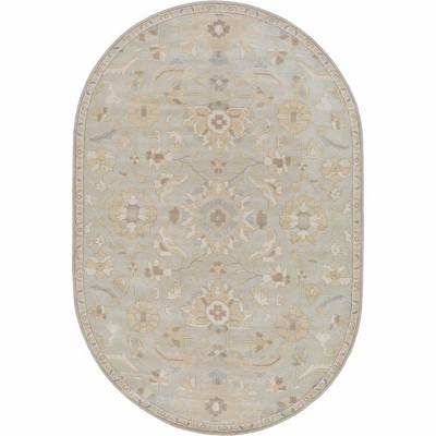 Hauteloom Copen Beige Floral Wool Rug