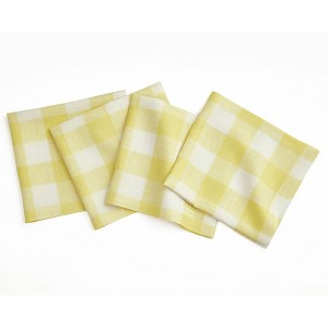 Solino Home Linen Dinner Napkins | Buffalo Check - 1 of 4