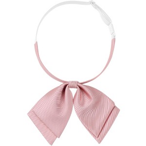Elerevyo Women's Adjustable Satin Classic Bow Tie - 1 of 4