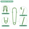 Unique Bargains Spring Lock Blanket Bulk Pins Fashion Clothes Sewing 60 Pcs - 2 of 4