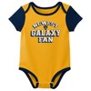MLS Los Angeles Galaxy Infant Girls' 3pk Bodysuit - 3 of 4