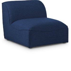 Meridian Furniture,Miramar Durable Linen Textured Armless - 1 of 4