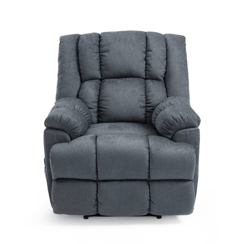 Coosa Contemporary Pillow Tufted Massage Recliner Charcoal - Christopher  Knight Home : Target