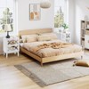 Karl Home 2-Drawer White MDF 17.72in. W Nightstands - Set of 2 - 4 of 4