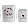 AuldHome Christmas Greenery Buckets, 2pc Set; Large/Small Black & White Holiday Farmhouse Style Metal Pails - 3 of 4