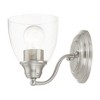 Livex Lighting Montgomery 1 - Light Vanity in  Brushed Nickel - 2 of 4