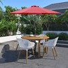 CASAINC 9 ft Outdoor Patio Umbrella Outdoor with Push Button Tilt - 2 of 4