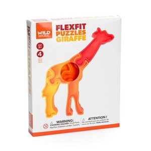 Wild Republic Flexfit Puzzle Giraffe, Gift for Kids, Great for