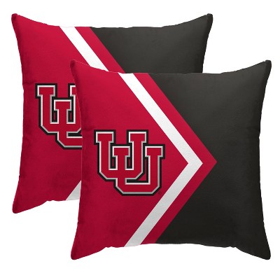 NCAA Utah Utes Side Arrow Poly Span Throw Pillow - 2pk