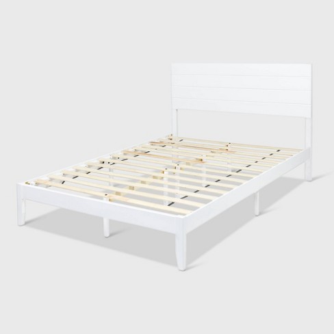 Queen Edgecombe Wooden Low Profile Platform Bed White Christopher Knight Home Target queen edgecombe wooden low profile platform bed white christopher knight home