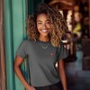 Dalix Pixel Heart Embroidered Lightweight Relaxed Jersey Tee Summer Cute Love Womens - 3 of 4