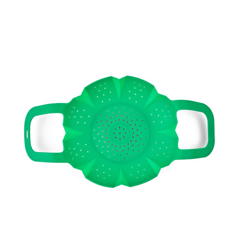 Cuisipro Silicone Vegetable Steamer, Green, 1 of 7