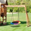 Tangkula Portable Hexagon Tree Swing Kids Play Set 37" w/ Adjustable Height - 4 of 4
