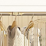 cream white | 9 cubes & 2 hanging rod