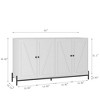 Bella Depot 61''W Storage Cabinet Buffet Cabinet - 4 of 4