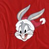 Boys' Looney Tunes Bugs Bunny Santa Hat T-Shirt - 2 of 4