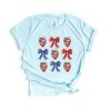Simply Sage Market Coquette Bows And USA Strawberries Short Sleeve Tee - 2 of 4