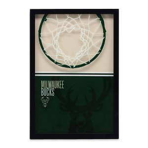 NBA Milwaukee Bucks Print-On Glass Wall Sign - 1 of 4