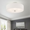Livex Lighting Meridian 5 - Light Semi-Flush Mount in  Brushed Nickel - 3 of 4