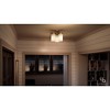 Urban Ambiance Luxury Contemporary Ceiling Fixture,  9.875"H x 11.75"W,  Brushed Bronze Finish, UHP2297 - 2 of 4